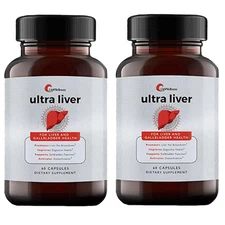 2Pack UpWellness Ultra Liver Supplement for Liver Health Gallbladder NEW - UK