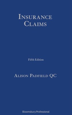 Insurance Claims by Alison Padfield KC, KC (English) Hardcover Book