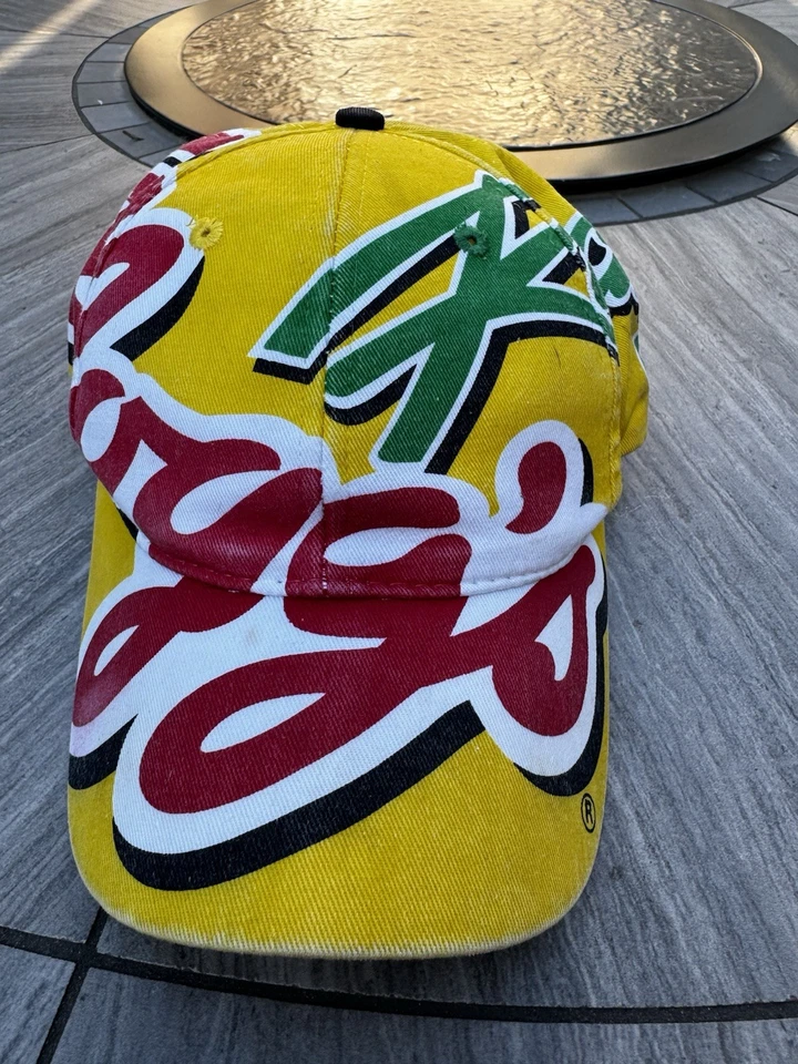 Gorra gorra Kellogg's Corn Flakes Racing Team vintage logotipo grande años 90 usada Foto 2 de 4