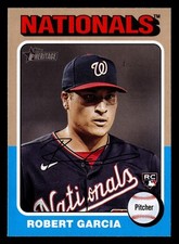 Robert Garcia 2024 Topps Heritage #118 Washington Nationals ROOKIE Buy10get5FREE
