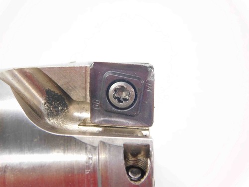 MITSUBISHI 1 1/2 DIA. SQUARE SHOULDER INDEXABLE END MILL ASX400R243W20 3 FL - Picture 7 of 8