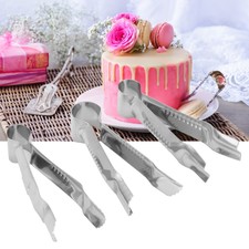 Come 3X Pinza per Torte in Acciaio Inox Decorazione Torte Stampo Fai da Te Baki