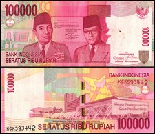 Indonesia 100000 Rupiah, 2004-2013, P-146, Used
