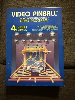 Video Pinball (Atari 2600, 1981) New Sealed