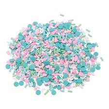 Fake Sprinkles, 30G Moon Resin Faux Sprinkles, Pink/Blue/White/Green