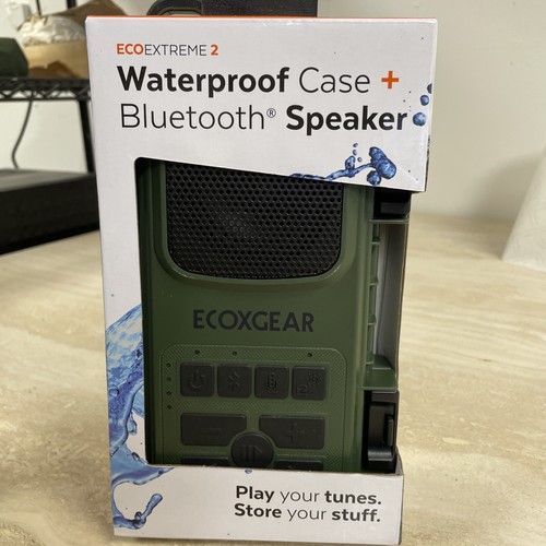 BRAND NEW EcoXGear Eco Extreme 2 Bluetooth Waterproof Case Speaker Black - Picture 1 of 5