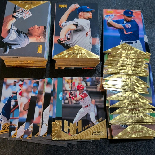 Lot of 150 - 1996 Pinnacle Baseball Cards - Partial Complete Set Rookie MLB RCs