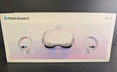 Meta Quest 2 White Standalone VR Headset 128GB Storage BOX ONLY 