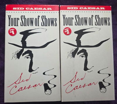 Sid Caesar ~ Your Show of Shows ~ VHS SET Vol 1 & 2 ~ Comedy Sketch Compilation