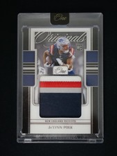 2024 Panini One Football #OOP-JPK Ja'Lynn Polk Originals Patch RC /99