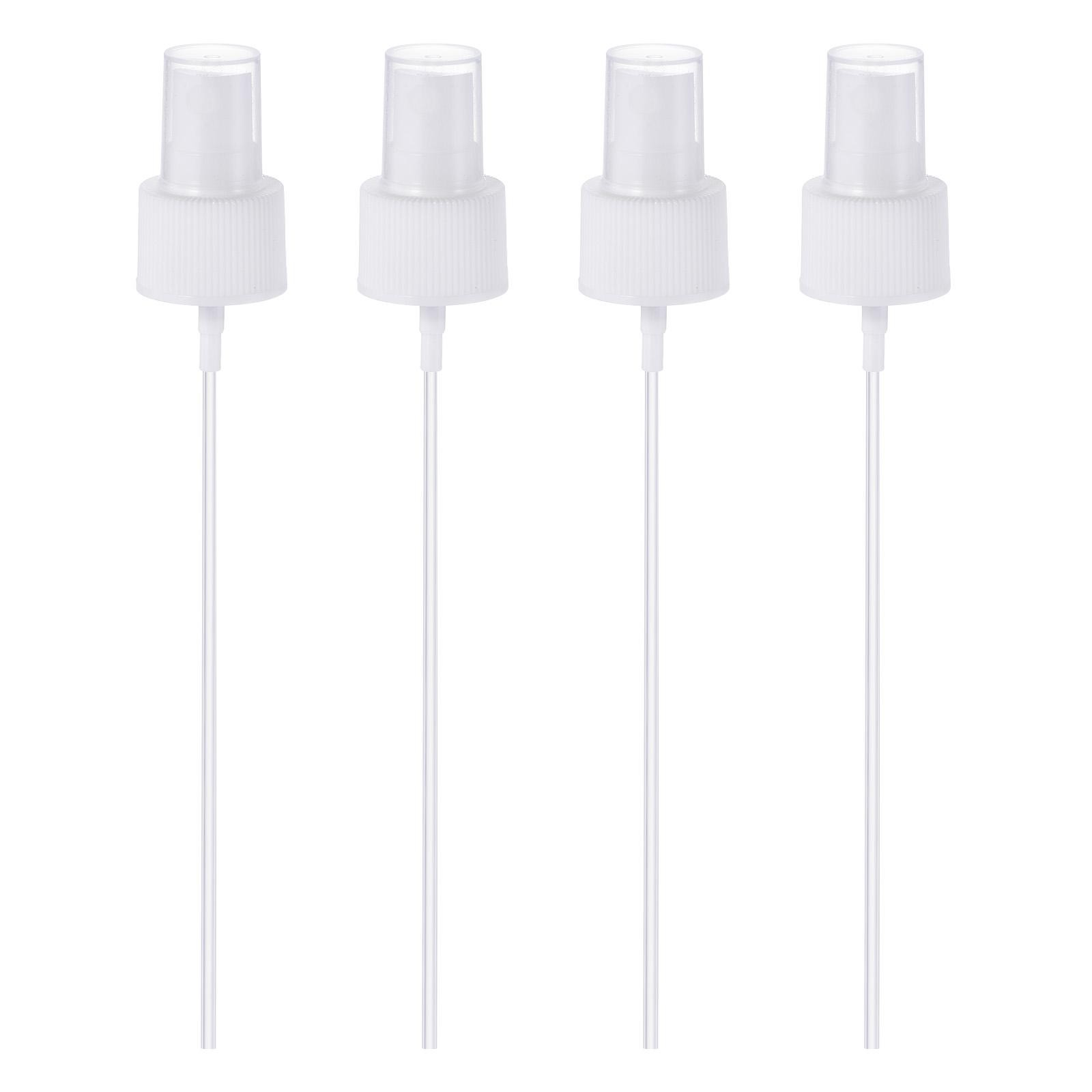 Spray Bottle Top, 4 Pack Sprayer Replacement Pump Plastic for Bottles, White