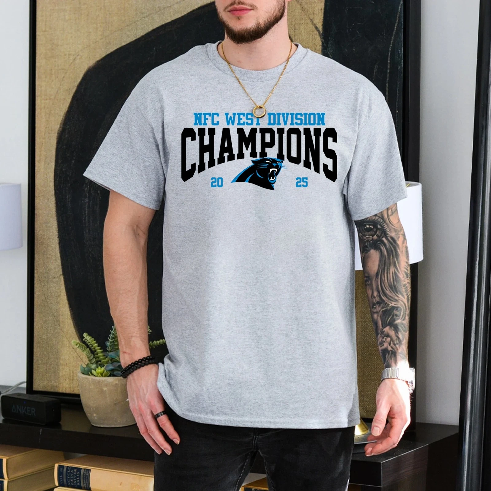Carolina Panthers NFC West Champions 2025 TShirt