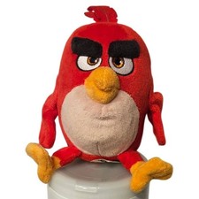 Angry Birds Red Bird Plush Stuffed Toy 2015 Commonwealth Rovio Movie Red 5 inch