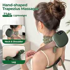 Rechargeable Wireless Neck and Shoulder Massager with Advanced Brushless Motor
