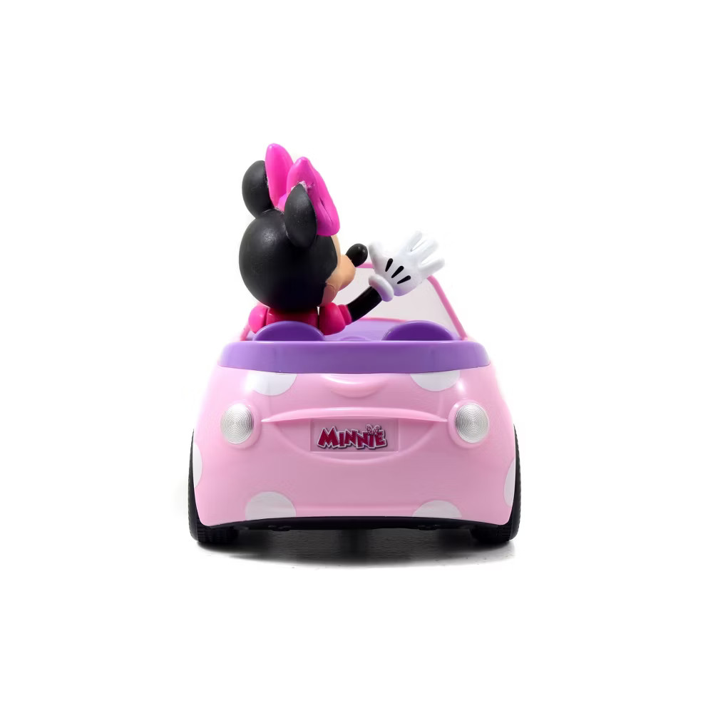 Jada Toys Disney Junior RC Minnie Bowtique Roadster Remote Control Vehicle 7"