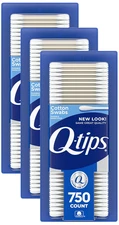 Q-tips Cotton Swabs Made with 100% Cotton For Hygiene and Beauty Care Biodegrada