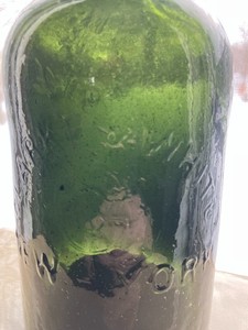 Unusual Color Clark & White C New York Saratoga Mineral Water Crude Top & Bubbly