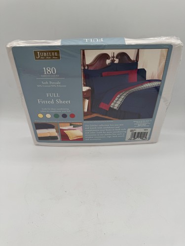Jubilee Bedding Full Size Fitted Sheet - White - Picture 3 of 3