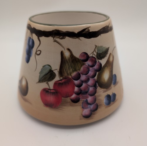 Home Interiors Candle Topper, Fruit Design Multicolor