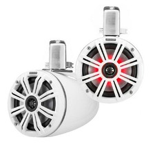 2 KICKER 45KMTC65W 6.5" 390w Tower Speakers w/LED's for Polaris RZR/ATV/UTV/Cart