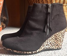 Sommer Herbst Stiefelette 38 LEO Lederband sc...