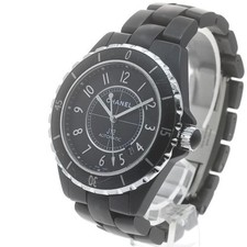 Chanel J12 H3131 42mm Ceramic Black Dial Automatic Date Watch #C6525