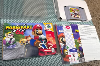 1997 Nintendo 64 Mario Kart 64 Complete Only For N64 CIB Cart Box