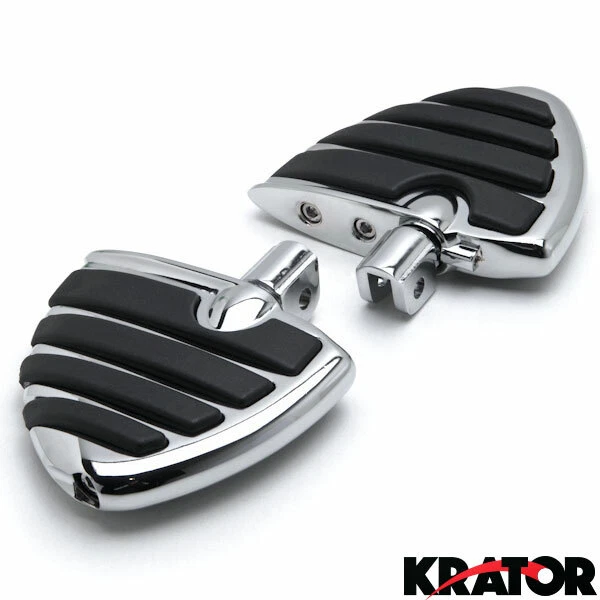 Pinos estilo asa dianteira cromados L & R para Suzuki Boulevard M50 M90 M109 - Imagem 2 de 3