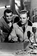 Richard Webb As Captain Midnight In Captain Midnight Broadcasting 18x24 Poster