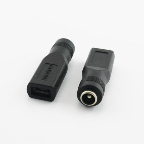Micro USB 5 Pin Female To 5.5 x 2.1mm Female DC Power Converter Charger Adapter - Picture 5 of 7