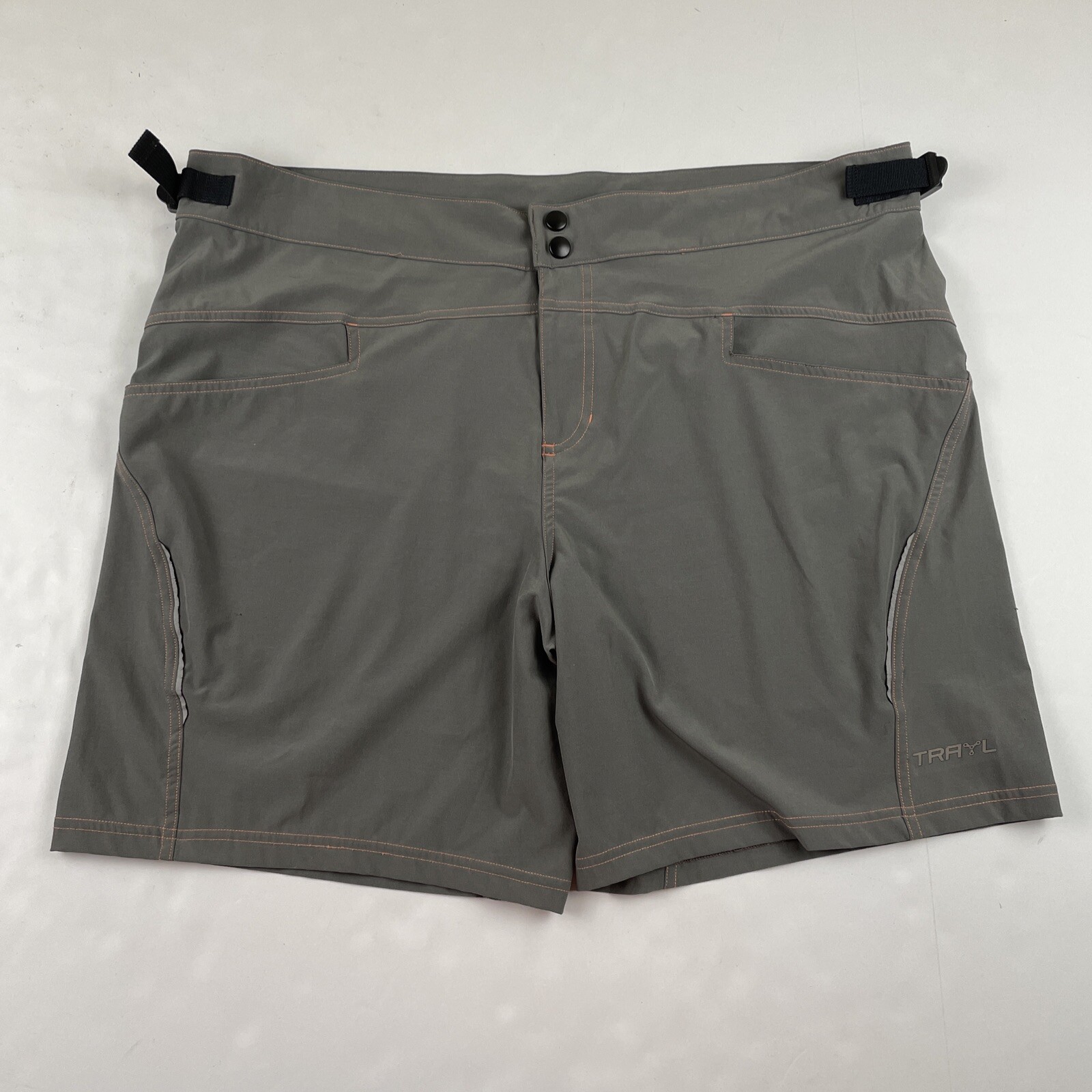 Trayl Cycling Shorts Women’s XL Lightweight Nylon Stretch Adjustable