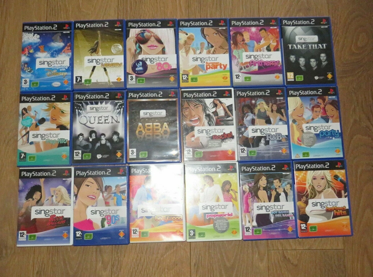 Ps2 Singstar Series Multi Listing various titles choose title