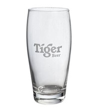 Personalised Tiger Beer Half Pint Glass Lager Beer Tiger Beer Heineken Engraved