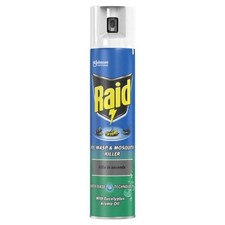 Raid Fly & Wasp / Ant & Cockroach  Killer Rapid Action Spray 300ml