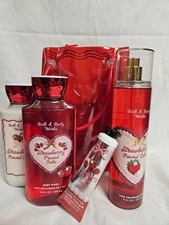 Bath and  Body Works - Strawberry Pound Cake - Wash, Lotion, Mist, Hand Cream -4