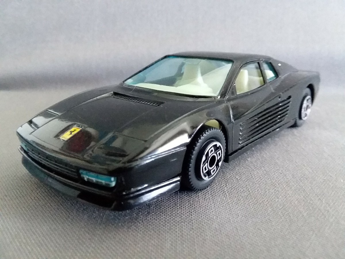 1:43 1989 Burago Ferrari Testarossa Black Made Italy | eBay