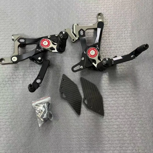 For Ducati Panigale V4 V4S V4R 2018-2024 Adjustable Rearsets FootPegs Footrests - Picture 3 of 16