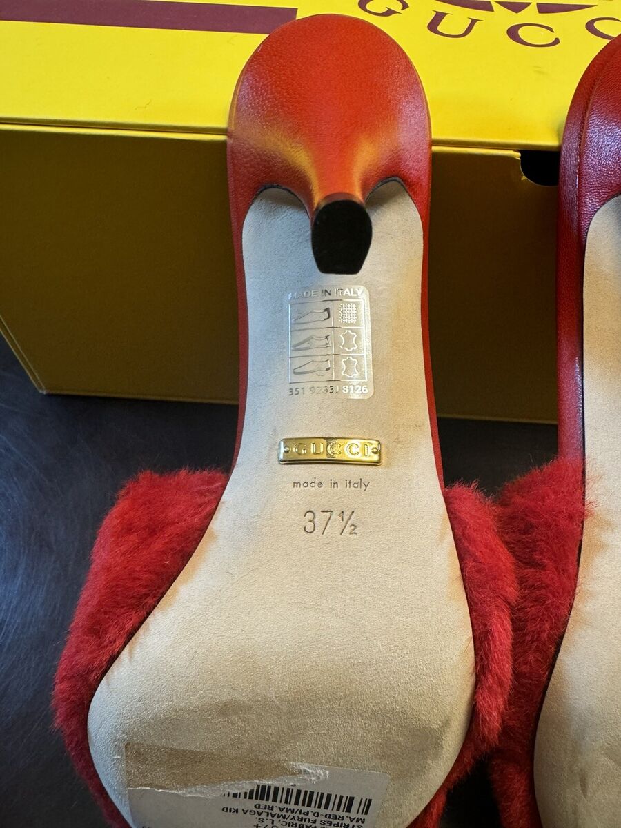 New Gucci x Adidas Horsebit Pink Red High Heels Shoes Size New Gucci x Adidas Horsebit Pink Red High Heels Shoes Size