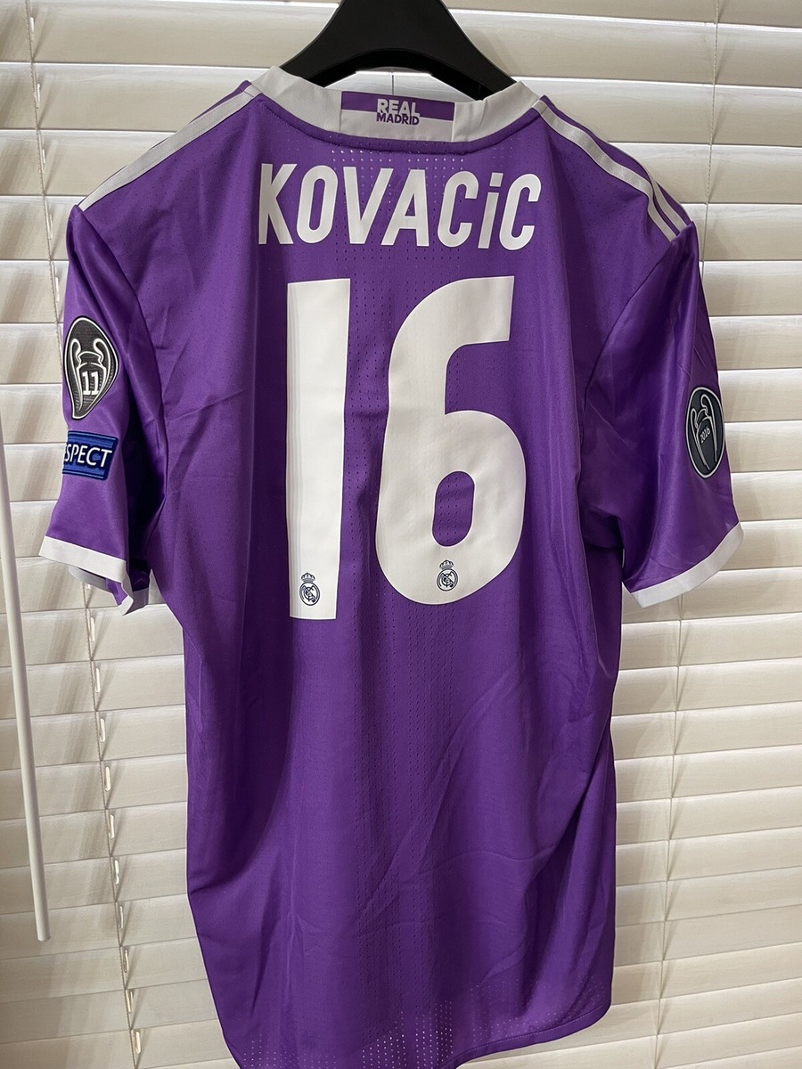 Real Madrid Kovacic CL Adidas Player Issue Shirt Adizero Jersey | eBay