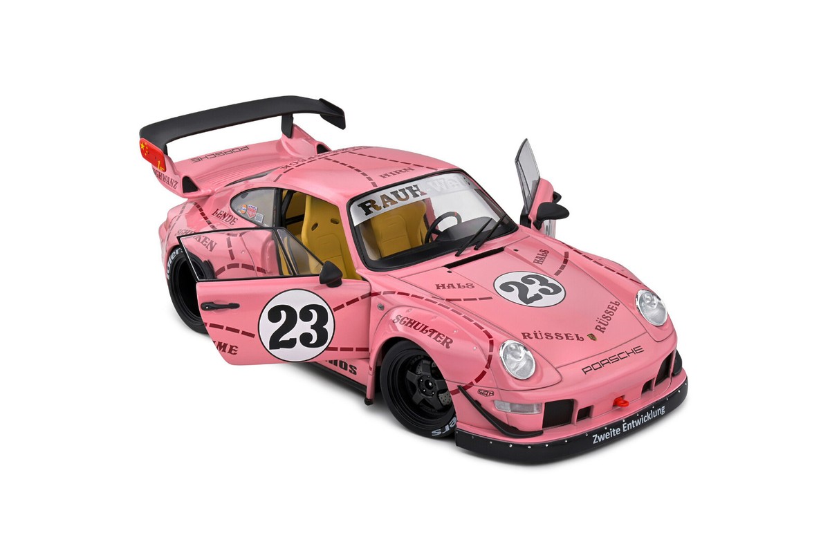 RWB993 SOPRANOS ピンク1/18 Porsche 911 993 Rwb #23 Rauh Welt Sopranos Pink Pig Tarmac