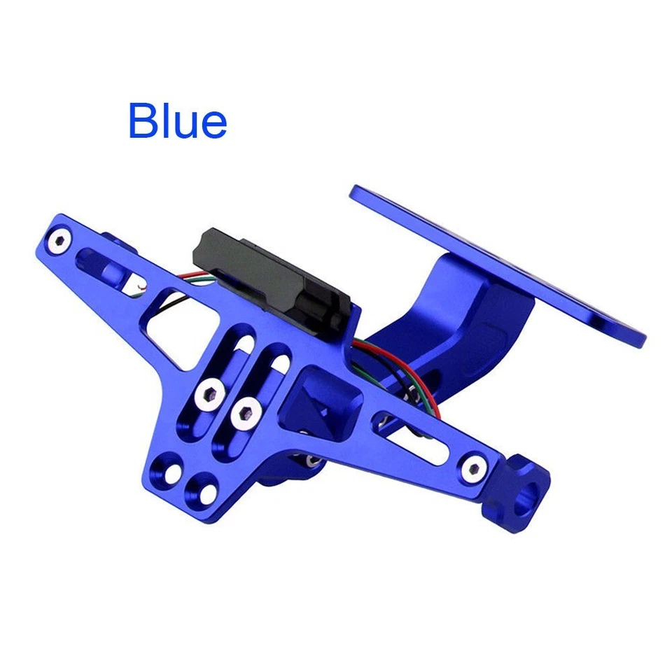 Soporte de matrícula trasero LED CNC para Suzuki GSXR600 GSXR750 GSXR1000 1997-2024 Foto 2 de 4