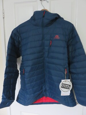 Mountain Equipment Women's Earthrise Hooded Jacket Blue 8,10