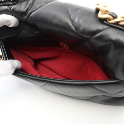 CHANEL 19 dix-neuf Matelasse 2way Shoulder Bag AS1160 Lamb leather