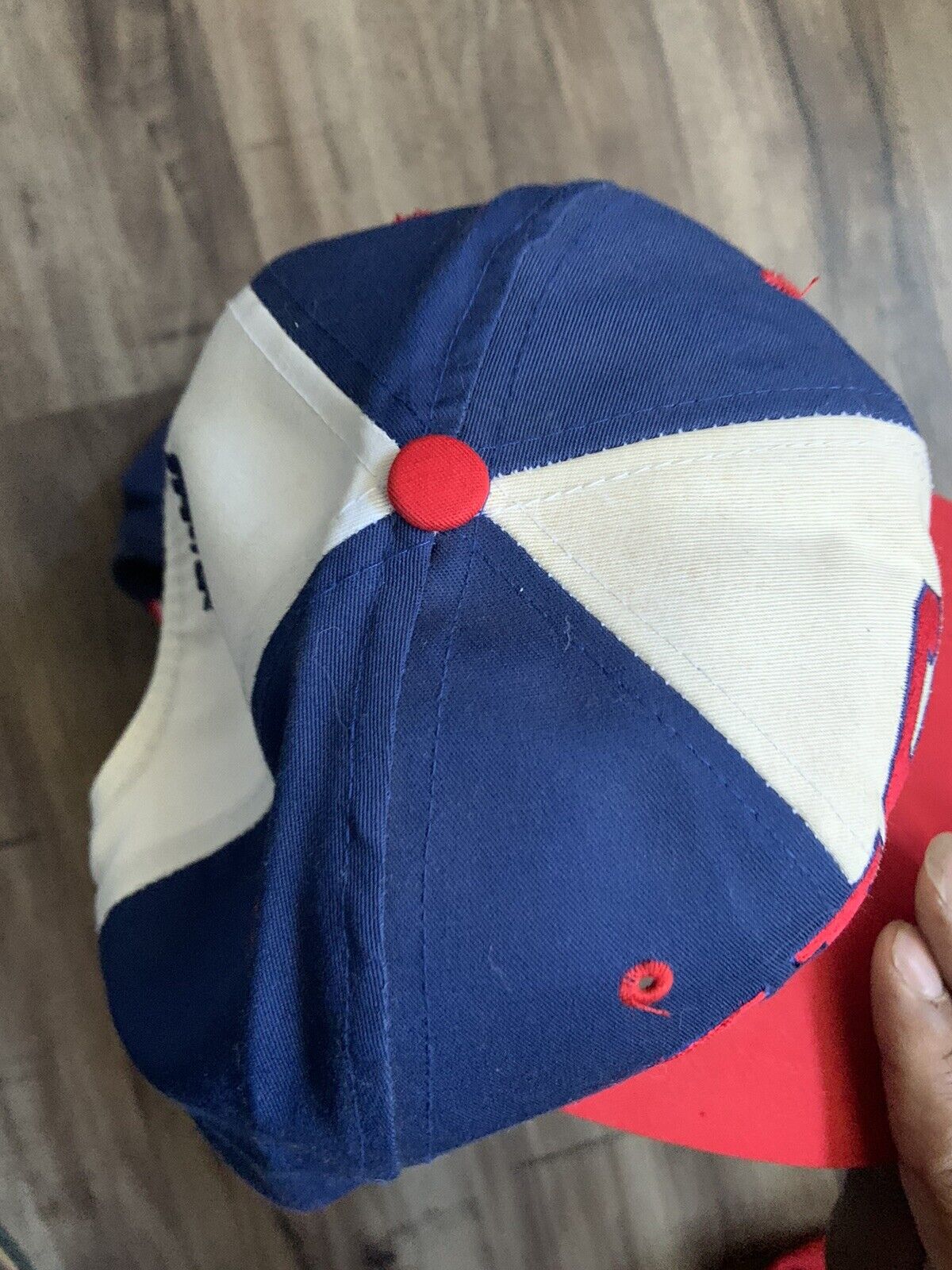 Vintage Rare 90’s USA Olympic Red Blue White hat … - image 8