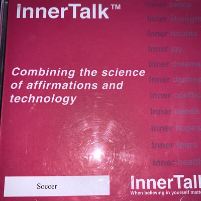 Eldon Taylor Inner Talk CD Soccer - Football Affirmations - Subliminal RefCD13 
