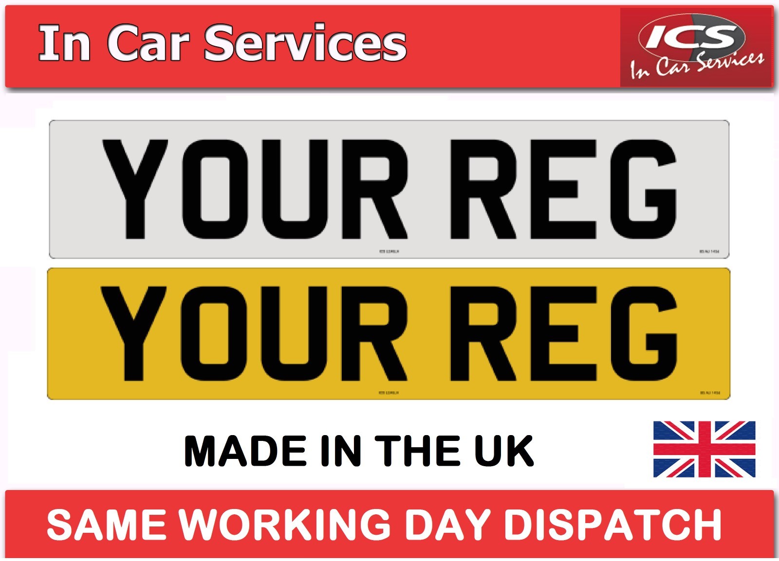 ALUMINIUM NUMBER PLATE X 1 YELLOW PLATE ONLY FAST AND FREE DELIVERY LEGAL eBay