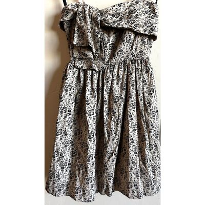 NEW! Bee Stitched Francesca's Floral Strapless Dress NWT Size Small