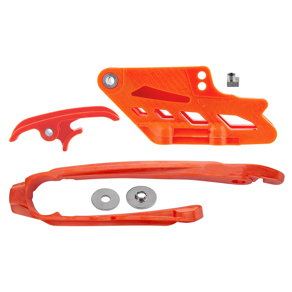 Orange Chain Guide and Slider Kit For KTM 150 250 350 For HUSABERG FE 250 350 - Image 4 of 4