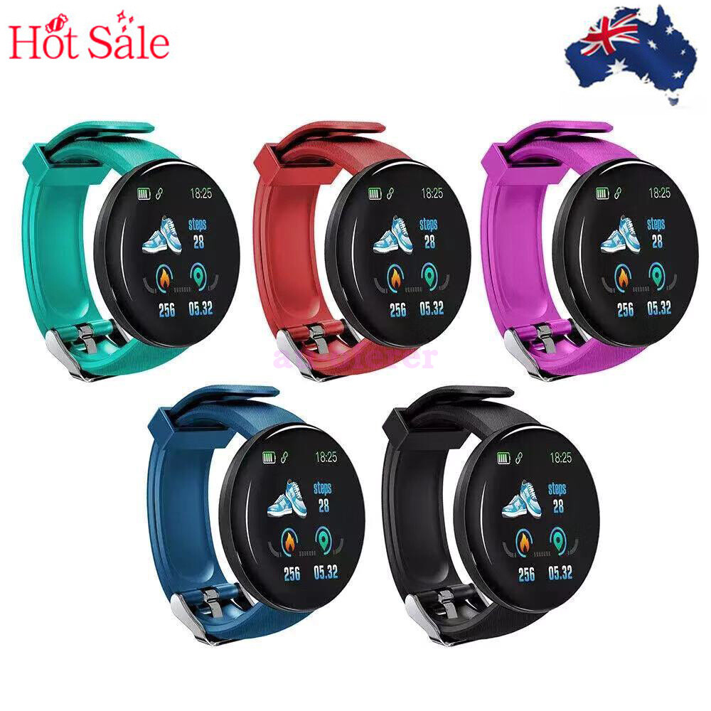 FITNESS TRACKER SPORT SMART WATCH STEP COUNTER PEDOMETER CALORIE HEART RATE