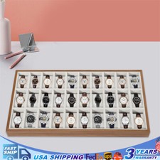 12 Slots Watch Display Box Storage Holder Waterproof Jewelry Bracelet Organizer